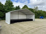 Podiumtent 10x5m - Wit
