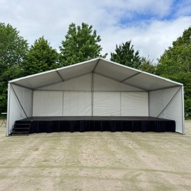 Podiumtent 10x5m - Wit