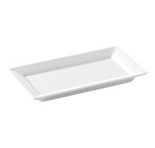 Bord rechthoek 19x6cm - Wit
