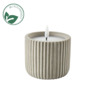 Ledkaars grijs cement