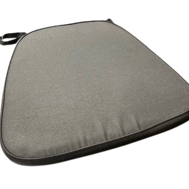 Kussen met klittenband - zwart