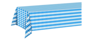 Tafelkleed 135x270cm - Blauw wit