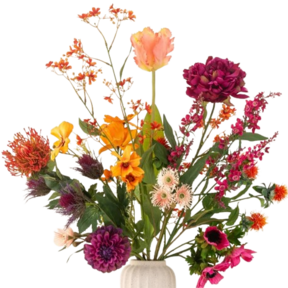 Kunstboeket colour pop