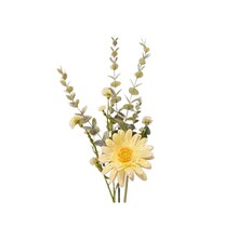 Tafel kunstboeketje  soft cream