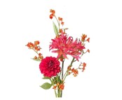 Tafel kunstboeketje  orange spark