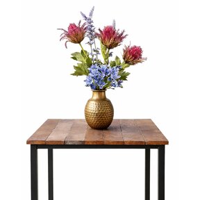Tafel kunstboeketje  wild violet