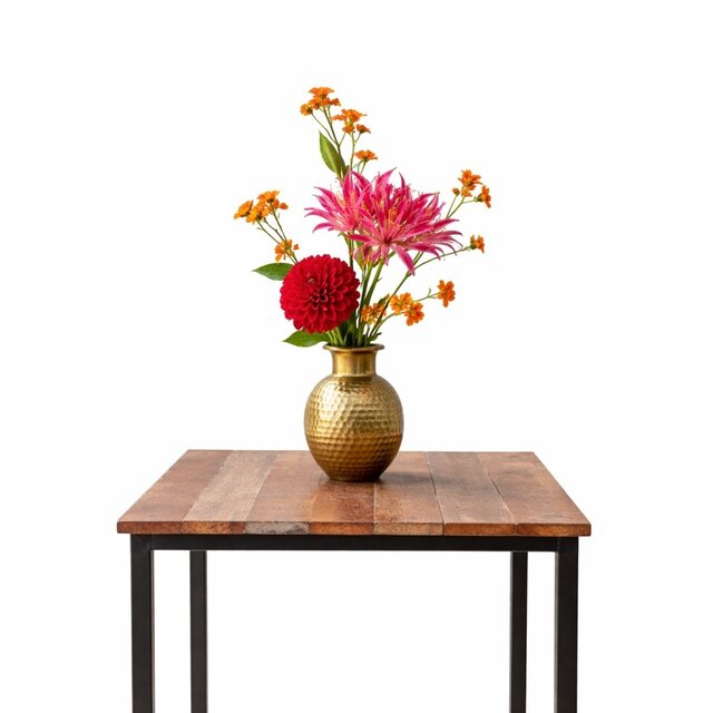 Tafel kunstboeketje  orange spark