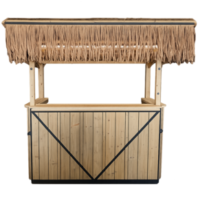 Cocktailbar met rietendak