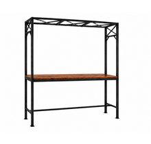 Statafel Grande 310x100cm incl. overkapping - Staal zwart