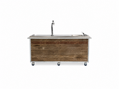 Bar - Staal old wood
