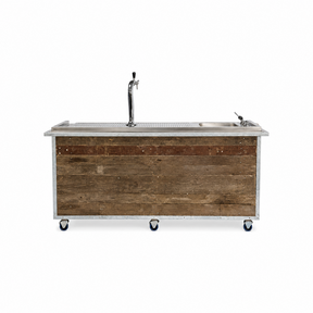Bar - Staal old wood