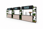 Barset Urban - tegelmotief visgraat taupe