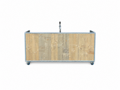 Bar - Staal steigerhout