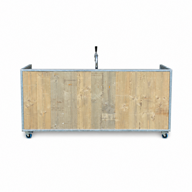 Bar - Staal steigerhout