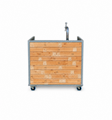 Bar - Staal hout