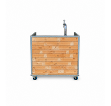 Bar - Staal hout