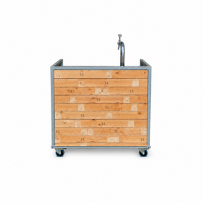 Bar - Staal hout