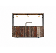 Bar industrieel - Staal old wood