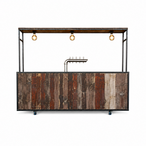 Bar industrieel - Staal old wood
