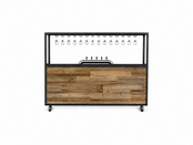 Bar industrieel - Staal barn wood