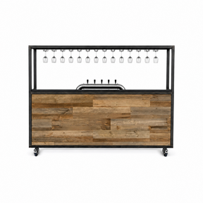 Bar industrieel - Staal barn wood