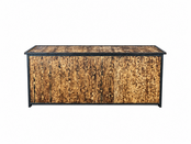 Uitgiftebar - Staal gebrand hout