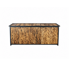 Uitgiftebar - Staal gebrand hout