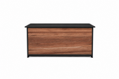 Uitgiftebar - Staal bankirai hout