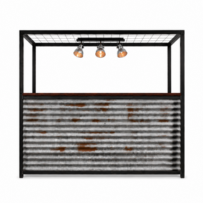 Uitgiftebar - Staal golfplaten