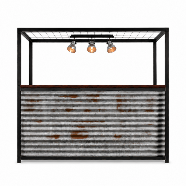 Uitgiftebar - Staal golfplaten