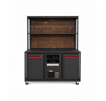 Achterkast industrieel staal old wood