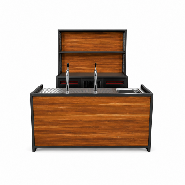 Barset - Staal bankirai hout