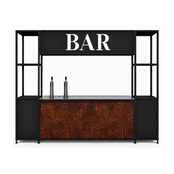 Barset Royale - hexagonmotief hout