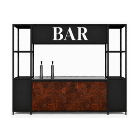 Barset Royale - hexagonmotief hout