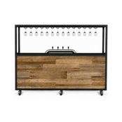 Bar industrieel - Staal barn wood