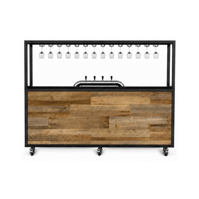 Bar industrieel - Staal barn wood