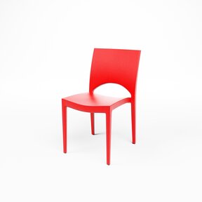 Stoel June - Rood