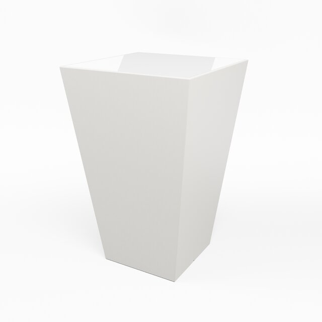 Conic statafel 70x70cm - Wit