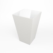 Conic statafel 70x70cm - Wit