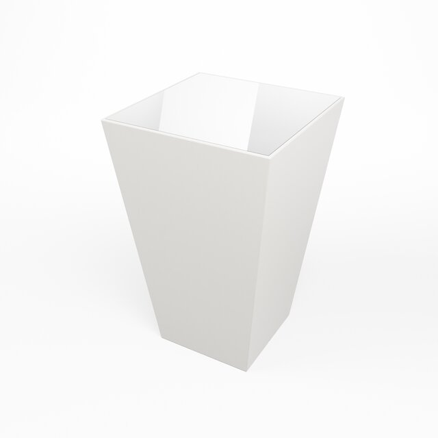 Conic statafel 70x70cm - Wit