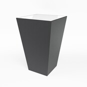 Conic statafel 70x70cm - Zwart