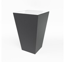 Conic statafel 70x70cm - Zwart