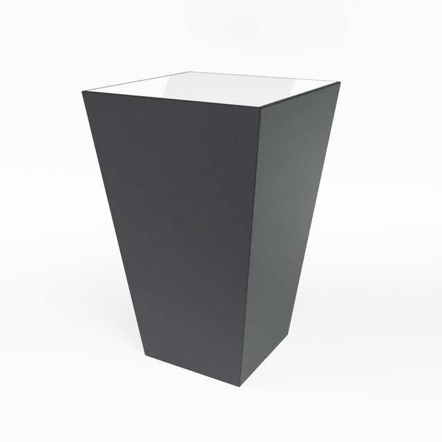 Conic statafel 70x70cm - Zwart