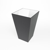 Conic statafel 70x70cm - Zwart