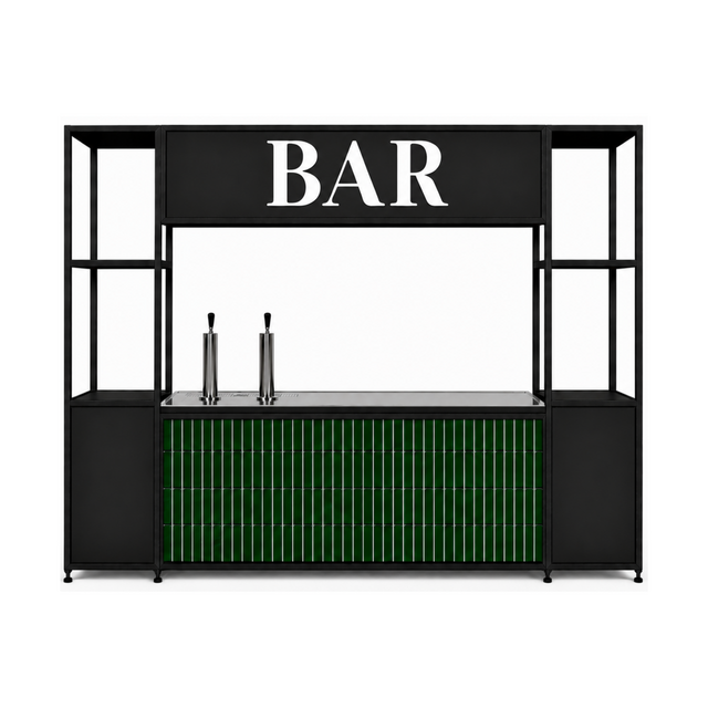 Barset Royale - tegelmotief groen