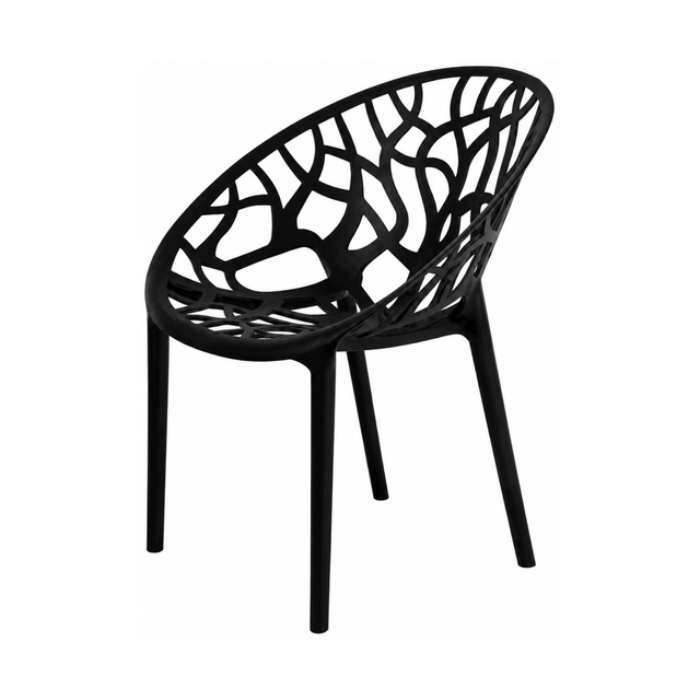 Stoel circle - zwart