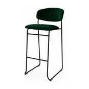 Barstoel Velvet - Groen