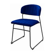 Stoel Velvet - Blauw