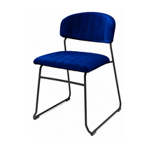 Stoel Velvet - Blauw