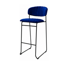 Barstoel Velvet - Blauw